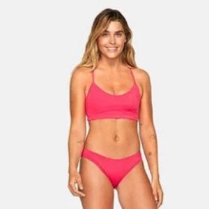 Outdoor Voices Splash Pink Bikini Top